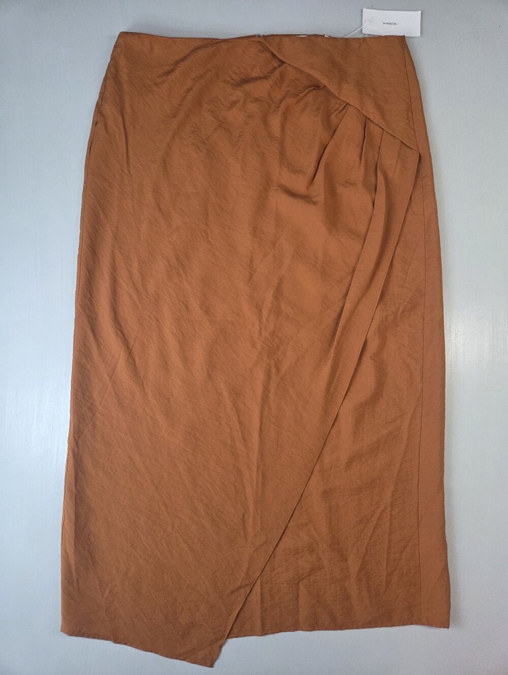 Vince Asymmetric Cascade Drape Skirt